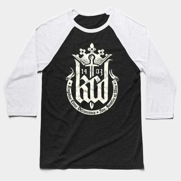 Kingdom Come Deliverance Seal Baseball T-Shirt by StebopDesigns